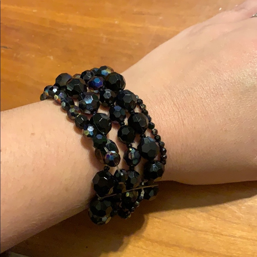 Black costume bracelet
